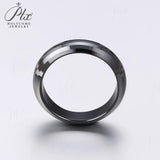 All Moissanite/Lab Grown Ruby Plain Band Ring Multiple Colors D White/Green/Champagne/Red Unisex Anniversary Birthday Present