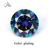 Multi Color Loose Moissanite Stones 0.1CT-3.0CT D Color Brilliant round Cut Gemstones with GRA Certificate for Jewelry Making