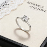 1.5ct/2.5ct Moissanite Ring VVS1 Clarity 1D Color Cushion 925 Silver White Yellow Rose Gold Anniversary Wedding Band for Women