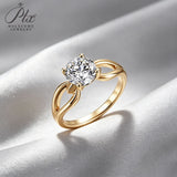 Moissanite Ring 1ct Round Cut D Color GRA Certified Hollow 925 Sterling Silver Factory Direct Daily Wear Ladies Fine Jewelry