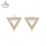 Moissanite Earrings 925 Sterling Silver Round Cut Hypoallergenic Mother's Day Gift Fine Jewelry For Women Perfect for Daily Wear Lightweight & Comfortable