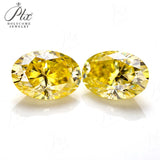 Moissanite Plating Oval Cut Multicolor VVS1 Sparkling Gemstones for Rings Necklace Earrings DIY Fine Jewelry Crafting & Gift