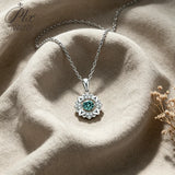 0.5ct Moissanite Necklace Round Cut D Color GRA Certified 925 Sterling Silver Factory Direct Versatile Daily Women Jewelry Gift