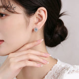 1/2ct Moissanite Earrings Round Cut D VVS1 925 Sterling Silver GRA Certified Factory Direct Hypoallergenic Daily Wear Women Jewelry