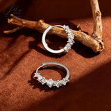 Round Cut Moissanite Earrings S925 10K 14K 18K Gold Studs Luxury Jewelry Perfect Anniversary Christmas Gift for Wife