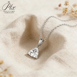 Moissanite Pendant Necklace S925/10K/14K 1.2ct GRA Trillion Cut D VVS1 Factory Direct Fine Jewelry Women Perfect Anniversary Gifts
