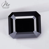 Luxury Black Moissanite Stones Multiple Shapes Including Round Oval & Heart Perfect for Rings Necklaces & Earrings
