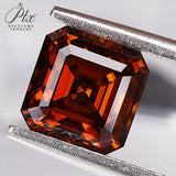 Moissanite VVS1 Asscher Cut Plated Garnet / Sakura Pink / Rainbow Purplefor Fashion Jewelry Designers & DIY Projects