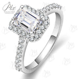 Moissanite Rings 1ct 100% S925 Sterling Silver VVS1 Trillion Heart Multi-Shape  K D Wedding Bridal Anniversary Gift Women Charms