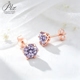 1ct Moissanite Earrings Excellent Round Cut Multi‑Color VVS1 925 Sterling Silver GRA Certified Hypoallergenic Commute‑Friendly