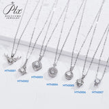 Moissanite Round Cut Necklace Multi-Design Pendant Women Fashion Jewelry Radiant Shine Gift Classic Elegant Charm Daily Wear