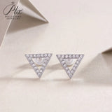 Moissanite Earrings 925 Sterling Silver Round Cut Hypoallergenic Mother's Day Gift Fine Jewelry For Women Perfect for Daily Wear Lightweight & Comfortable