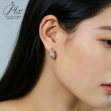 Moissanite Stud Earrings Round Cut D VVS1 925 Silver White Yellow Gold Plated Classic Design GRA Certified Gift Choice