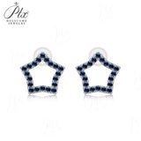 925 Sterling Silver Earrings Moissanite/Ruby/Sapphire/Columbia D Color VVS1 Round Cut Ideal Gift for Mother's Day Fine Jewelry