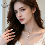 Lab Grown Diamond Necklace 18K Gold Pear Round Oval Princess Shape 1.5ct D Color Pendant Hypoallergenic Direct from Factory Daily & Office Wear Perfect Gift