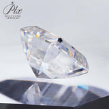 Luxury Multicolor Moissanite Gemstones  Asscher Cut Loose Diamonds  Perfect for Rings Earrings & Pendant Making