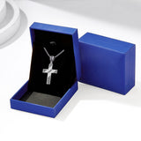 Dazzling Moissanite Hip-hop Cross Necklace - Hypoallergenic Choice for Easter Gifting to Family For Both Men and Women
