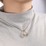 8-16 CT Custom Necklace Pear Cut Moissanite White 925 Sterling Silver Jewelry High-Quality Premium Christmas Gift Hypoallergenic
