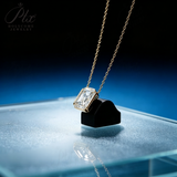IGI Certificate Lab Grown Diamond Necklace 10K/14K/18K Gold Radiant Shape 1/2ct D Color Pendant Hypoallergenic Direct from Factory Daily & Office Wear Perfect Gift