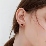 2-8CT Oval Moissanite Earrings for Women Solid 925 Sterling Silver Lab grown Gemstone Screw Back Design Hypoallergenic