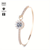 Series Closed Bracelets Set with Moissanite These Bracelets Are Exclusively for Women and Make An Ideal Engagement Gift