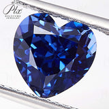 0.34-7.85ct Anti-Allergy Multi-Size Loose Heart Lab-Grown Sapphires Essential Materials For DIY Jewelry Crafting