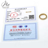 Moissanite Ring Full Eternity Engagement Ring Emerald Cut 18K 14K Gold Silver Band Wedding Band jewelry for Women Bezel Set