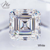 Luxury Multicolor Moissanite Gemstones  Asscher Cut Loose Diamonds  Perfect for Rings Earrings & Pendant Making
