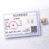 Moissanite Earrings Emerald/Ruby/Sapphire Styles 925 Silver Gift-Ready Hypoallergenic Fade-Resistant Factory-Direct Women Only