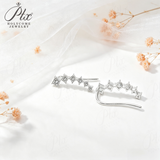 Exquisite Lab Grown Diamond Earrings New Arrival Design 10K/14K/18K Solid White Gold DEF VVS Minimalist Stud Earrings for Women Hypoallergenic for Daily Wear Factory Direct Supply
