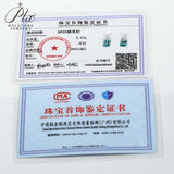 Moissanite Earrings Emerald/Ruby/Sapphire Styles 925 Silver Gift-Ready Hypoallergenic Fade-Resistant Factory-Direct Women Only