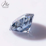 Lab Grown Moissanite Diamond Primary Color VVS1 Clarity Round Shape Brilliant Cut Beads Advanced Jewelry Making Materials