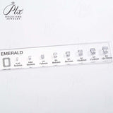 CUSTOM ZIRCON SETS - COMPARISON CHART FOR VARIOUS SHAPES AND SIZES SUITABLE FOR JEWELRY TOOLS