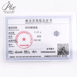 Engagement Ring Salt and Pepper Moissanite Diamond Pear Cut 925 Sterling Silver Plated with 18k Gold Wedding Jewelry Vintage