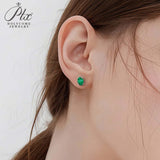 2-8CT Oval Moissanite Earrings for Women Solid 925 Sterling Silver Lab grown Gemstone Screw Back Design Hypoallergenic