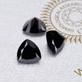 Lab Grown Loose Moissanite Diamond Wholesale Multicolor Trillion Shape VVS1 Clarity for Gemstone Making GRA Certificate Beads