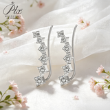Exquisite Lab Grown Diamond Earrings New Arrival Design 10K/14K/18K Solid White Gold DEF VVS Minimalist Stud Earrings for Women Hypoallergenic for Daily Wear Factory Direct Supply
