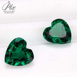 These Loose Multi-Size Heart-Shaped Zambian Emeralds Are Hypoallergenic Making Them Perfect Raw Materials For DIY Christmas Gift Necklaces