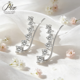 Exquisite Lab Grown Diamond Earrings New Arrival Design 10K/14K/18K Solid White Gold DEF VVS Minimalist Stud Earrings for Women Hypoallergenic for Daily Wear Factory Direct Supply