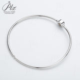 Round Closed Bracelets Set with Moissanite These Bracelets Are Exclusively for Women and Make An Ideal Engagement Gift