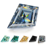 Wholesale Loose Moissanites Stones Kite Cut D Color VVS1 Gemstone Lab Grown Moissanite Diamonds  Jewelry Making Supplies