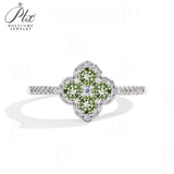 Elegant D VVS1 Color 100% S925 Sterling Silver Moissanite Diamond Ring for Women Engagement Wedding Fine Jewelry Holiday Gifts