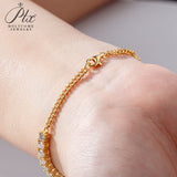 Moissanite Bracelet 3mm D Color VVS1 925 Sterling Silver GRA Factory Direct Hypoallergenic Comfortable Daily Commute Jewelry