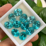 0.34-9.7CT Oval Cut Lab-Grown Paraiba Loose Stones - Ideal DIY Jewelry Making Essential