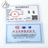 Moissanite Earrings Emerald/Ruby/Sapphire Styles 925 Silver Gift-Ready Hypoallergenic Fade-Resistant Factory-Direct Women Only