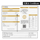 Lab Grown Moissanite Diamond Primary Color VVS1 Clarity Round Shape Brilliant Cut Beads Advanced Jewelry Making Materials