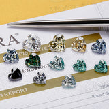 Moissanite Loose Stone Heart Cut D Color with GRA Certificate Beads for DIY Jewelry Making Wholesale Top Quality No Fade Beads