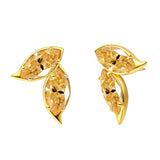 Double Clover Earrings with4CT D Color Marquise Cut Moissanite 925 Silver Plated White Yellow Gold Ear Stud Fashion Daily Jewely