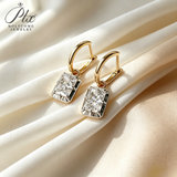 Lab Grown Diamond Earrings Exquisite New Arrival Design 10K/14K/18K Solid Yellow Gold Radiant Cut 2ct DEF VVS Minimalist for Women Hypoallergenic Versatile