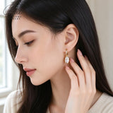 Lab Grown Diamond Earrings Spark Oval Cut 2ct DEF VS 10K/14K/18K Solid Yellow Gold for Women Hypoallergenic Factory Direct